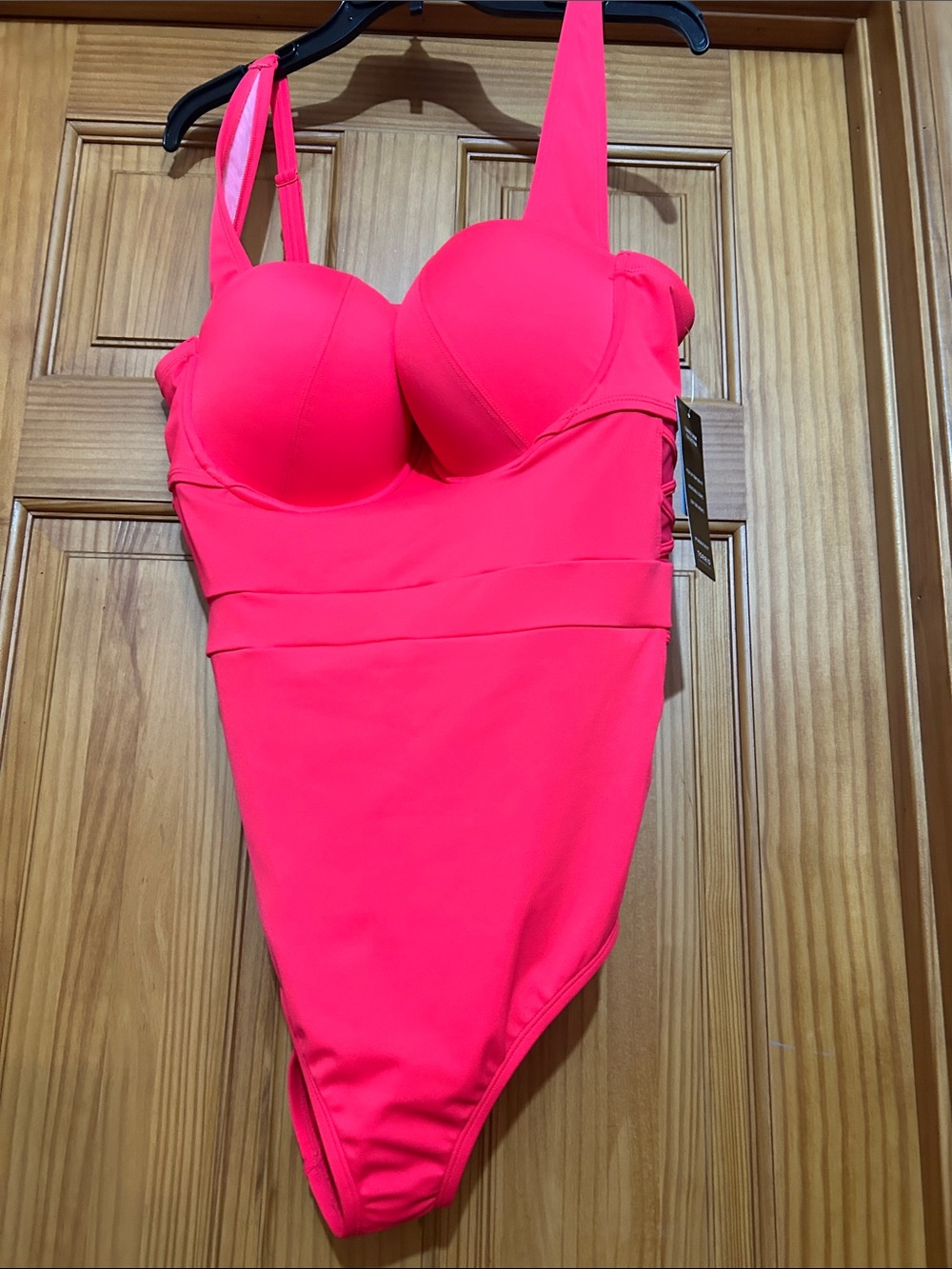 Women’s One-Piece Swimsuit – Hot Pink